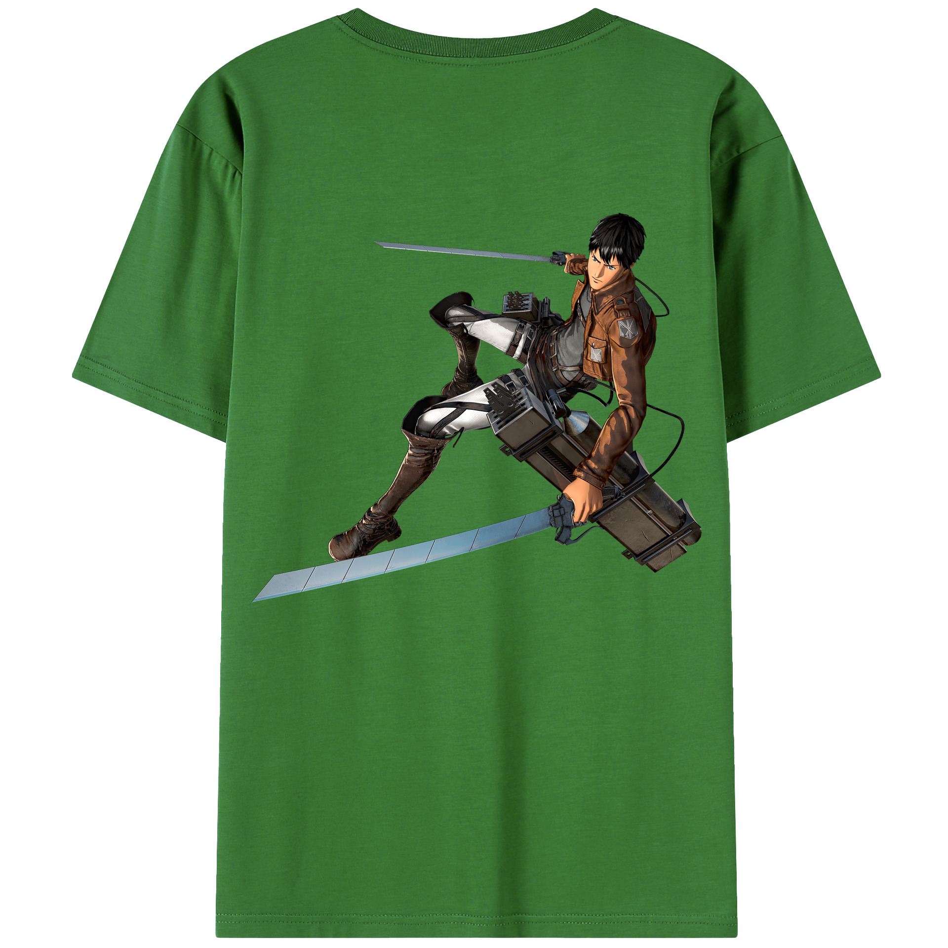 （画像用） 進撃の巨人 ベルトルト・フーバー Attack on Titan Bertholdt Hoover レディース半袖Tシャツ(バックプリント)